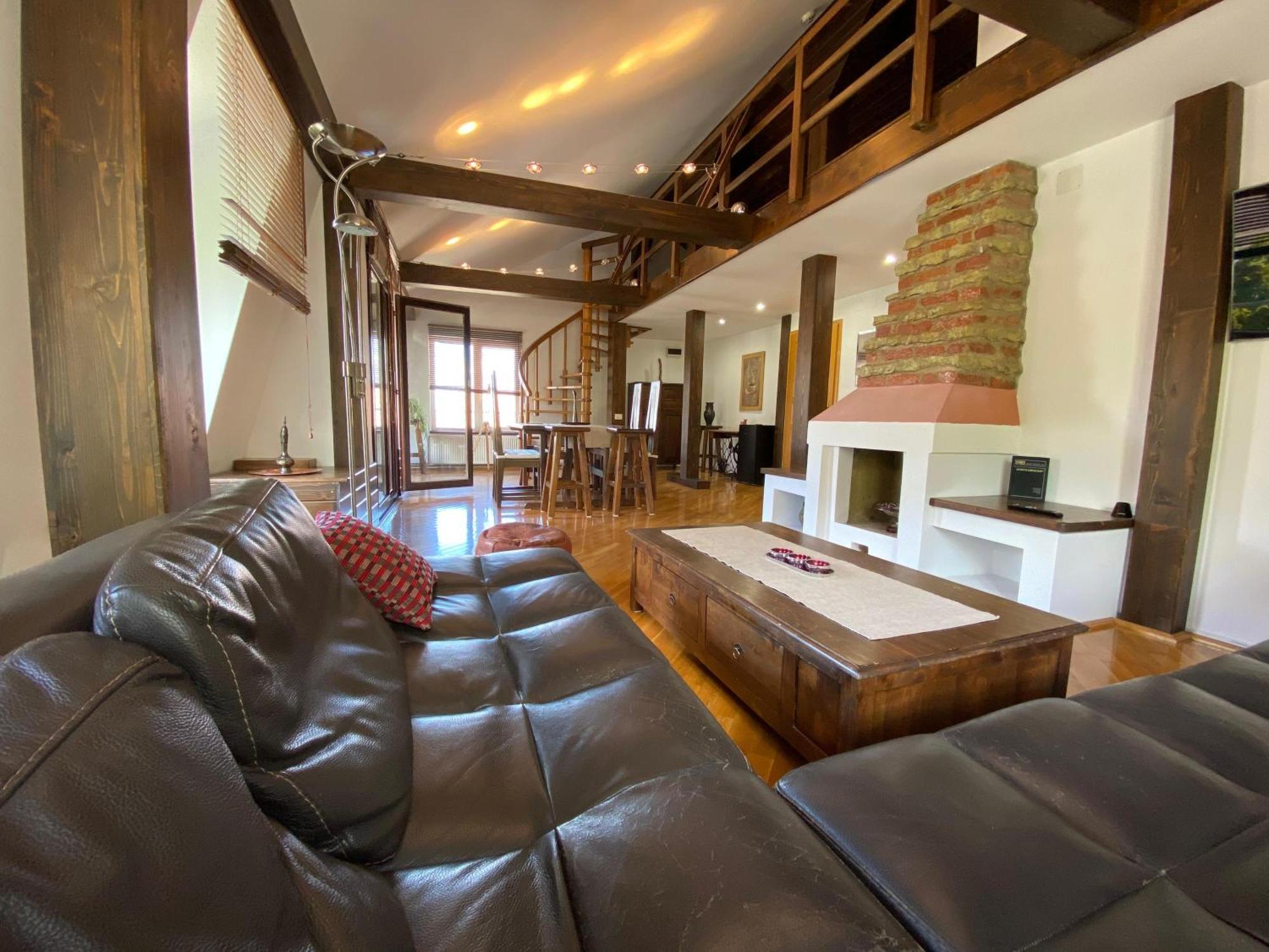 Penthouse Pensiunea Casa Bono דירה