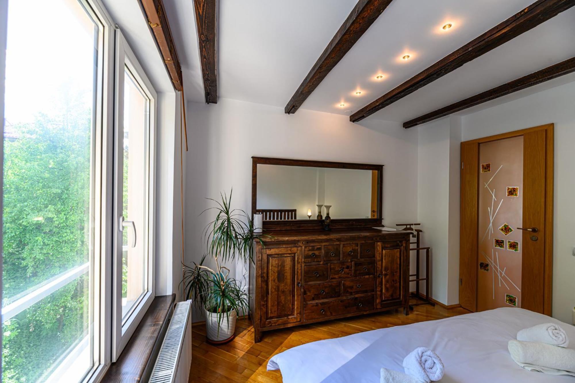 Penthouse Pensiunea Casa Bono דירה